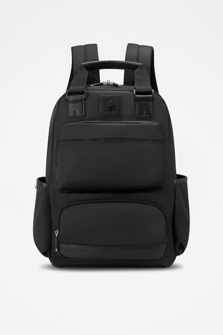 Sac à dos Color Block - Noir - Noir
