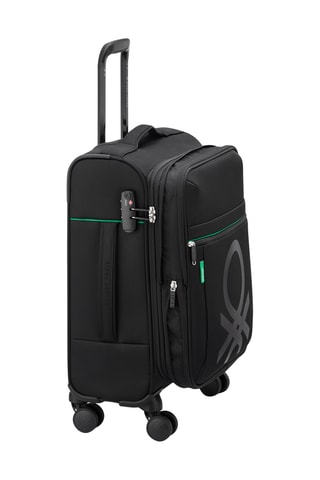 Valise cabine Trolley Color Block - Noir - 55 cm - Noir