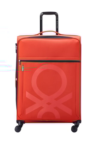Valise grand volume Trolley Color Block - Rouge - 76,5 cm - Rouge