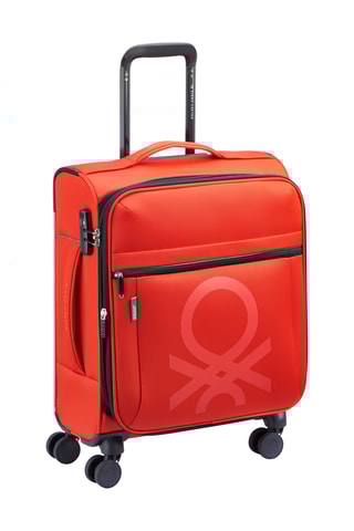 Valise cabine Trolley Color Block - Rouge - 55 cm - Rouge