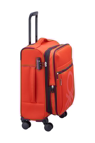 Valise cabine Trolley Color Block - Rouge - 55 cm - Rouge
