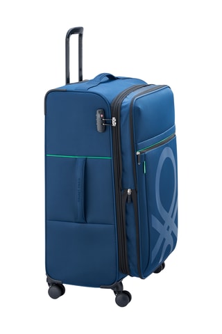 Valise grand volume Trolley Color Block - Bleu marine - 76,5 cm - Bleu marine