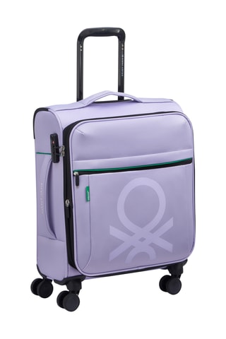 Valise cabine Trolley Color Block - Mauve - 55 cm - Violet