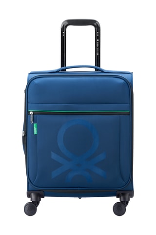 Valise cabine Trolley Color Block - Bleu marine - 55 cm - Bleu marine
