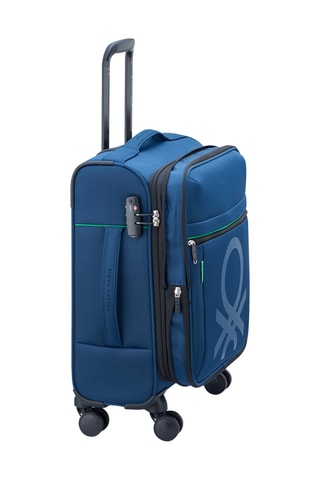 Valise cabine Trolley Color Block - Bleu marine - 55 cm - Bleu marine