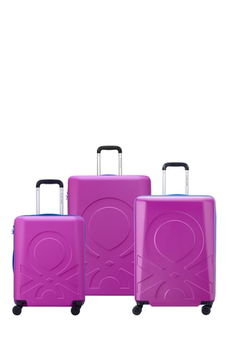 Set de 3 valises Fabrica - Violet - 55/66/76 cm - Violet