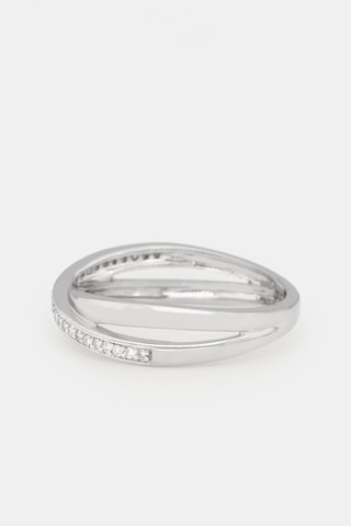 Anel - Ouro branco e diamantes