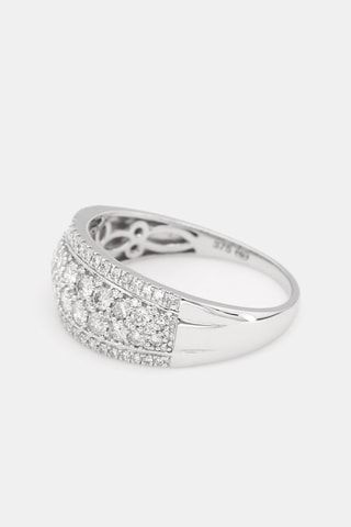 Anel Chemin de Diamants Ouro branco e diamantes
