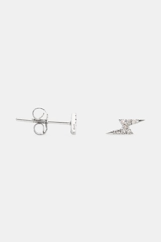Puces Flash - Or blanc et diamants