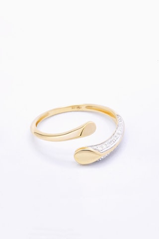 Anel Aenor - Ouro amarelo e diamantes
