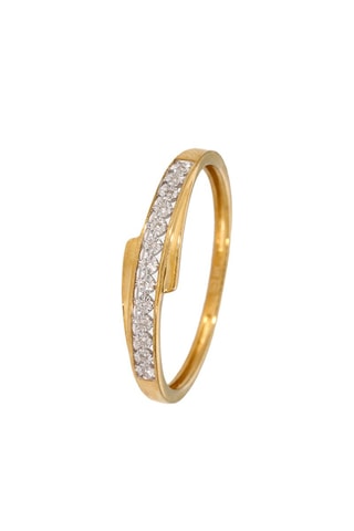 Anel Camino - Ouro amarelo e diamantes