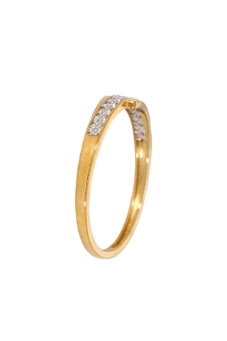 Anel Camino - Ouro amarelo e diamantes