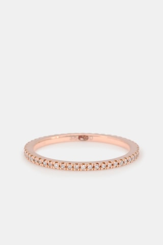 Bague Belle Alliance Tour Complet - Or rose et diamants