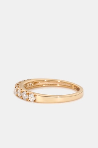 Anel Rommani - Ouro amarelo e diamantes
