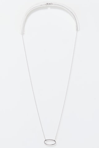 Ketting Expression 
Witgoud en Diamanten