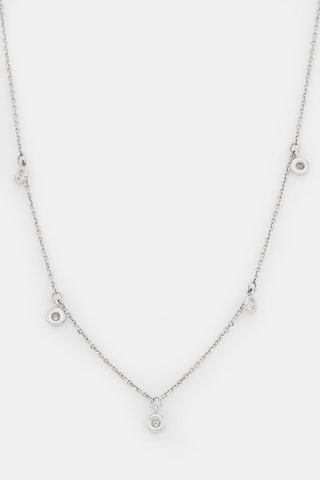 Colar Aurélia Ouro branco e diamantes