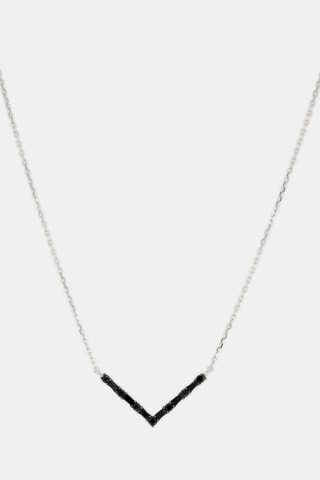 Colar Shining Truth - Ouro branco e diamantes