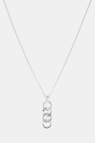 Colar Ronds entrelacés - Ouro branco e diamantes