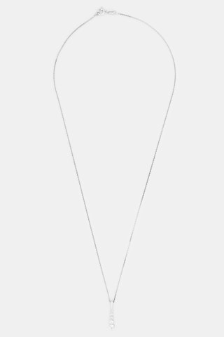 Pendente 5diam’s simples 
Ouro branco e diamantes
