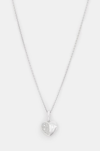 Pendente Katherina Ouro branco e diamantes