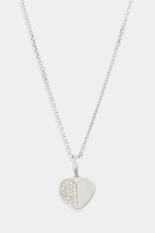 Pendente Katherina Ouro branco e diamantes