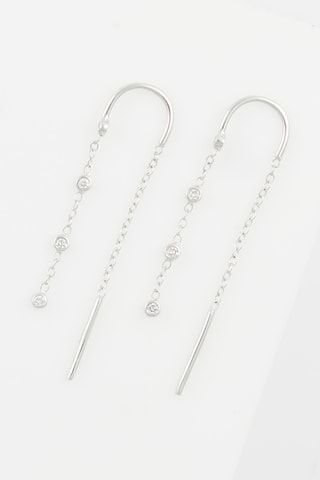 Boucles d’oreilles Euthénia Or blanc et diamants