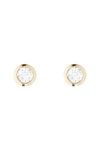Brincos Ouro amarelo e diamantes
