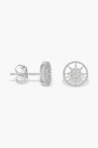 Puces Erinye Or blanc et diamants
