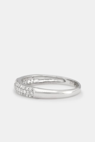 Alliance Eclat douceur Or blanc et diamants
