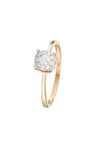 Anel Brillant Luciana 
Ouro amarelo e diamantes