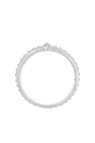 Anel For Life 
Ouro branco e diamantes