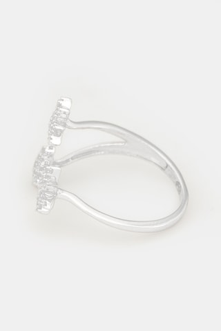 Anel Bouquet glacé Ouro branco e diamantes
