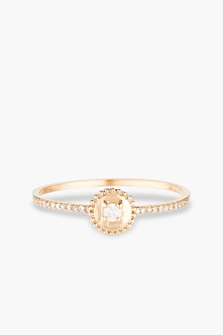 Anel Kassita Ouro amarelo e diamantes