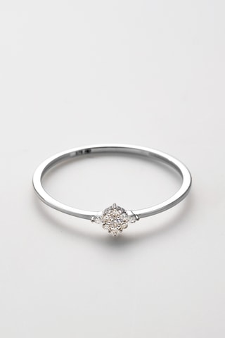 Alliance Alma Or blanc et diamants