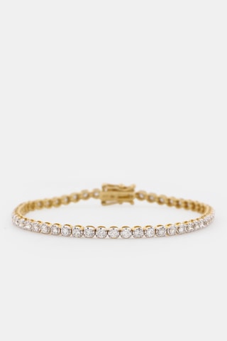 Armband Rivière Geelgoud en Diamanten