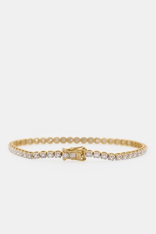 Armband Rivière Geelgoud en Diamanten