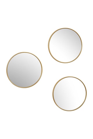 3 espelhos Toronto - 26 cm - Dourado