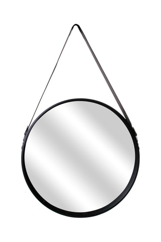 Espelho redondo 50 cm - Preto