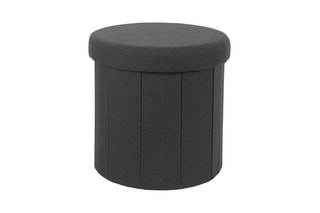 Caixa pufe dobrável Pills - Preto