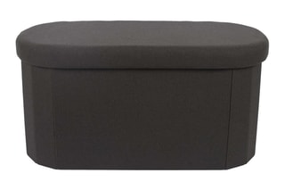 Banco-baú dobrável Pills - Preto