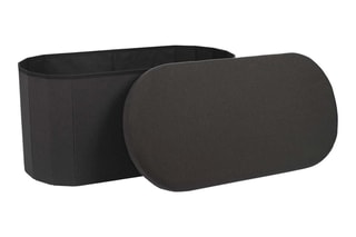 Banco-baú dobrável Pills - Preto