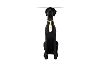 Mesa baixa Preto e dourado