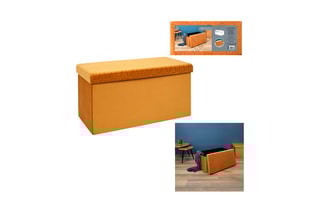 Banco-baú Amarelo