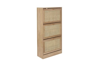 Sapateira 3 portas batentes Bali - 60 x 113 x 24 cm