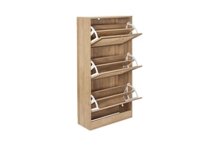 Sapateira 3 portas batentes Bali - 60 x 113 x 24 cm