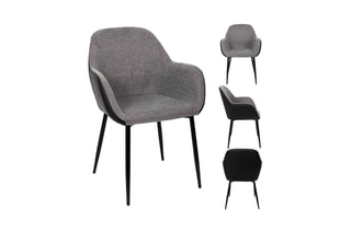 2 cadeirões Memphis 
Cinzento e preto