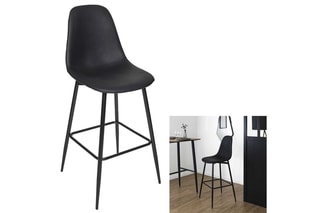 2 cadeiras de bar - Preto