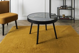 Mesa de centro lounge Preto