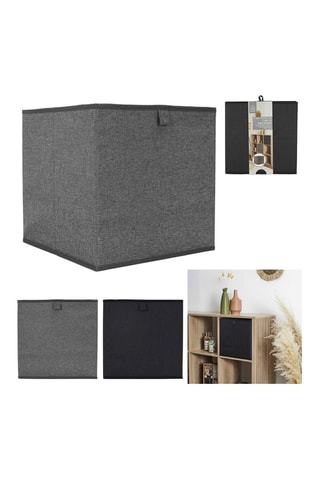 Cubo de arrumação dobrável - 30 x 30 cm - Cor aleatória
