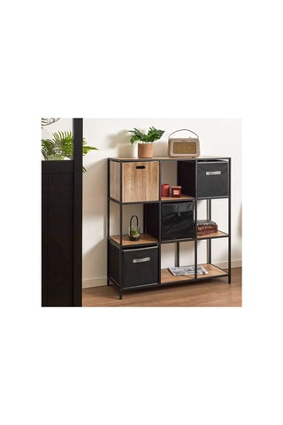 Cubo de arrumação - 27 l - Castanho